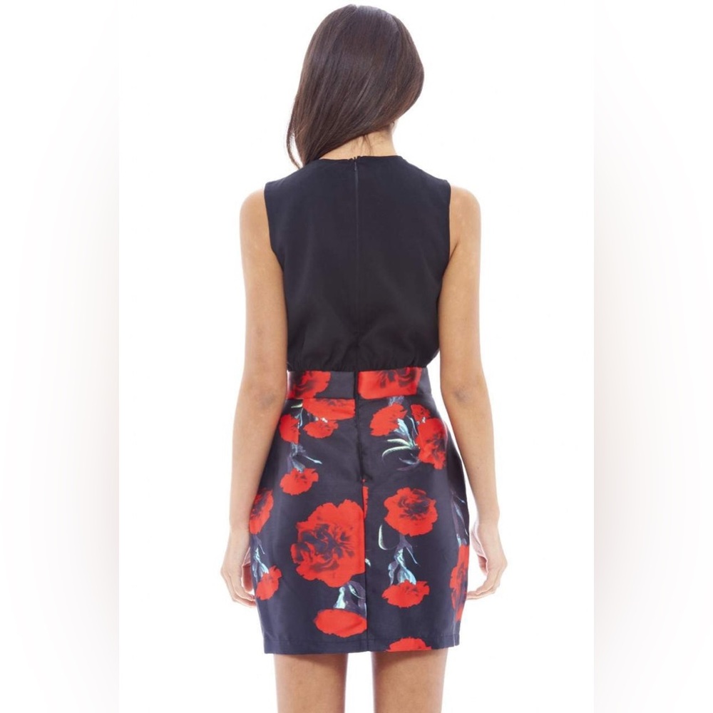 AX Paris 2 In 1 Floral Print Dress - Picture 5 of 10